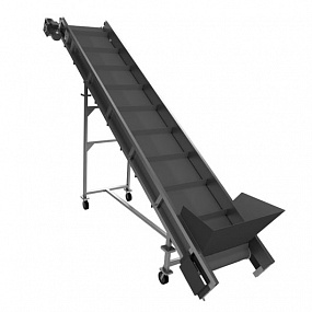 Конвейер ленточный наклонный передвижной 4000х500 мм